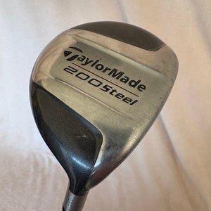 Men's TaylorMade 200 steel Right Handed Fairway Wood Regular Flex 7 Wood (Used)