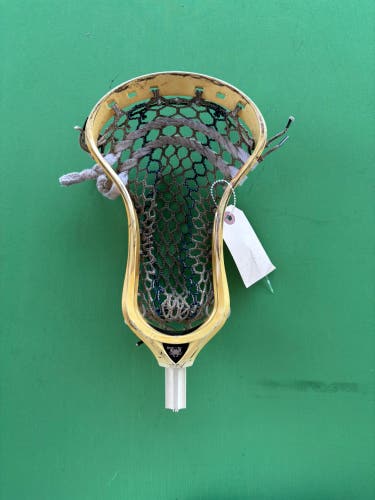Yellow ECD Lacrosse Weapon X Strung Head