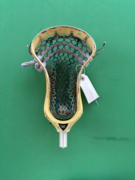 Yellow ECD Lacrosse Weapon X Strung Head