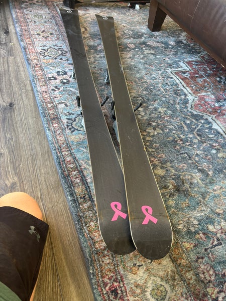 Women's 2008 K2 t nine 152 cm Skis With Bindings (Used)