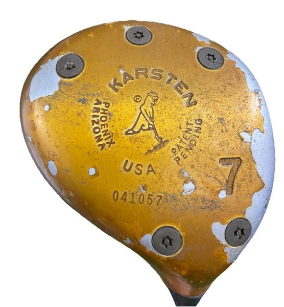 Ping Zing Blonde Karsten 7 Wood RH Men's JZ Stiff Steel 41" Vintage Dylagrip HC