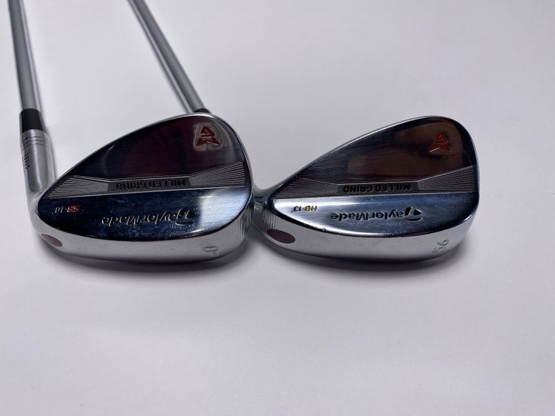 TaylorMade Milled Grind Satin Chrome Wedge Set 56* 13 | 60* 10 DG Wedge RH