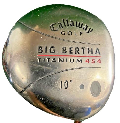 Callaway Big Bertha Ti 454 Driver 10* RH RCH 65w Regular Graphite 44" Nice Grip