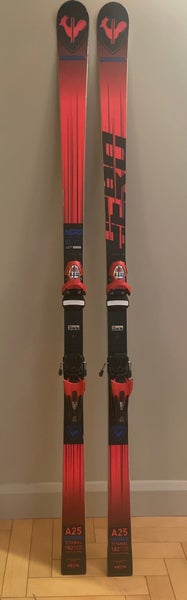 Rossignol GS Hero Athlete 182 cm 25m radius skis with SPX 15 Bindings - can remove (Used)