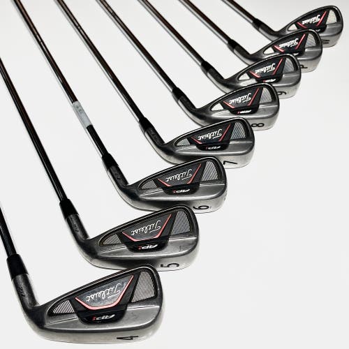 Titleist AP1 712 Iron Set 4-9, PW, GW Right Handed Regular Flex Steel Shafts