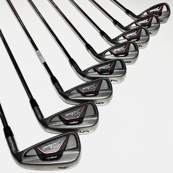 Titleist AP1 712 Iron Set 4-9, PW, GW Right Handed Regular Flex Steel Shafts