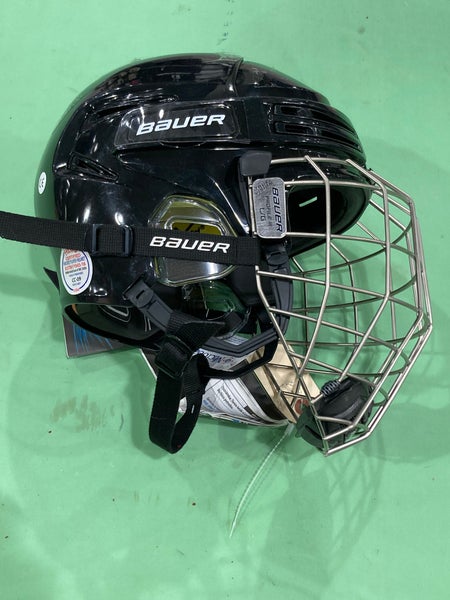 Black Large Bauer Re-Akt 75 Helmet (New)