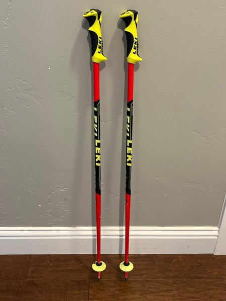 36in (90cm) Leki World Cup Lite Airfoil SL Racing Ski Poles (Used)