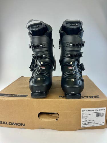 Salomon S/Pro Supra BOA 110 GW Ski Boots / 2025 / Black - Beluga / Size 27/27.5