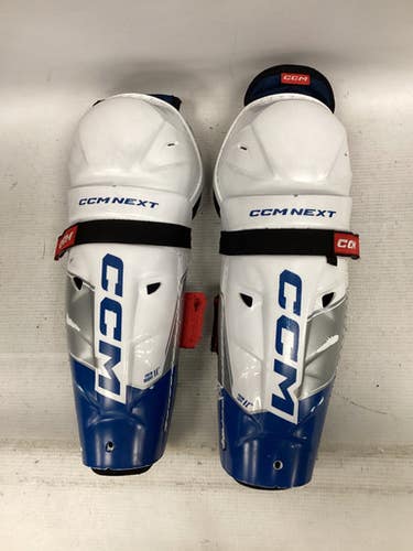 Used CCM NEXT Junior Shin Guards White 11" 11851-S000037634