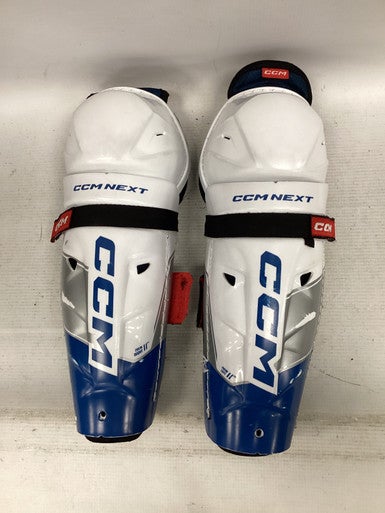 Used CCM NEXT Junior Shin Guards White 11" 11851-S000037634
