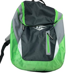 Used Louisville Slugger BACKPACK BB/SB Player Backpack Green 11833-S000165894