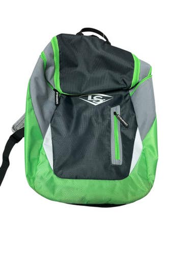 Used Louisville Slugger BACKPACK BB/SB Player Backpack Green 11833-S000165894