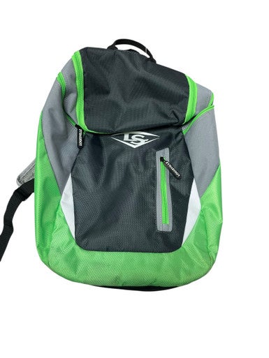 Used Louisville Slugger BACKPACK BB/SB Player Backpack Green 11833-S000165894