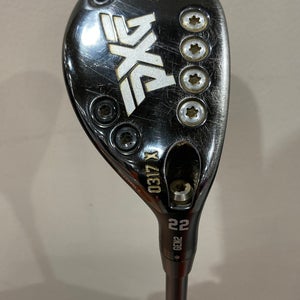 Used Men's PXG 0317 X Gen2 Right Handed 4 Hybrid | S Flex | HZRDUS Smoke Graphite Shaft