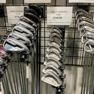 Used Ping IST KARSTEN ORANGE DOT Mens Iron Set RH 3I-SW 11834-S000040200