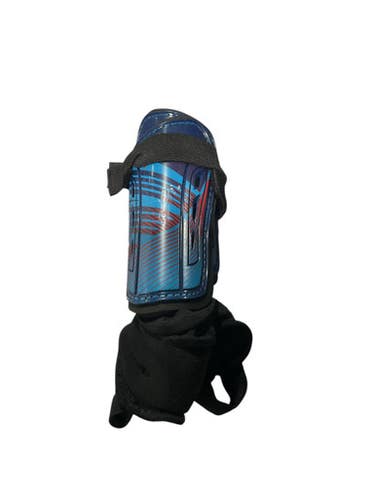 Used Brava Soccer Shin Guards Youth Navy Blue SM 11834-S000040146