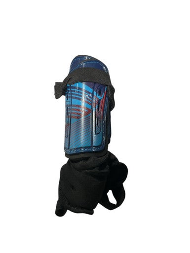 Used Brava Soccer Shin Guards Youth Navy Blue SM 11834-S000040146