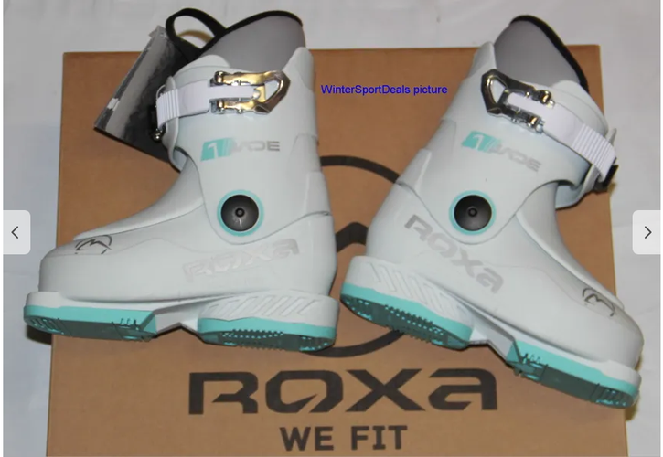 NEW 2026 Roxa Jade 1 girls kids ski boots size 17.5 mondo /US 9 Made in Italy