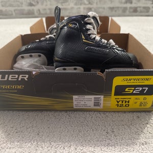 2018 Bauer Supreme S27 Hockey Skates Regular Width 12 (Used)