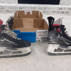 Bauer Vapor X5 Pro Hockey Skates Size 4.5 (Used)