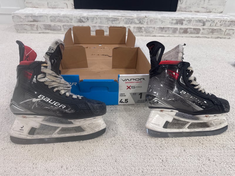 Bauer Vapor X5 Pro Hockey Skates Size 4.5 (Used)