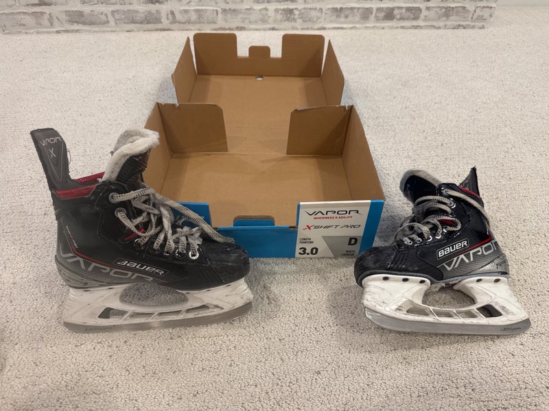 Bauer Vapor X Shift Pro Hockey Skates Regular Width Size 3 (Used)