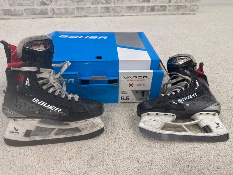 Bauer Vapor X5 Pro Hockey Skates Size 5.5 (Used)