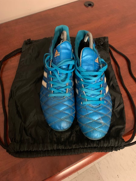 Blue Men's Size M 10.0 (W 11.0) Adidas Adipure Detachable Cleats Cleats (Used)
