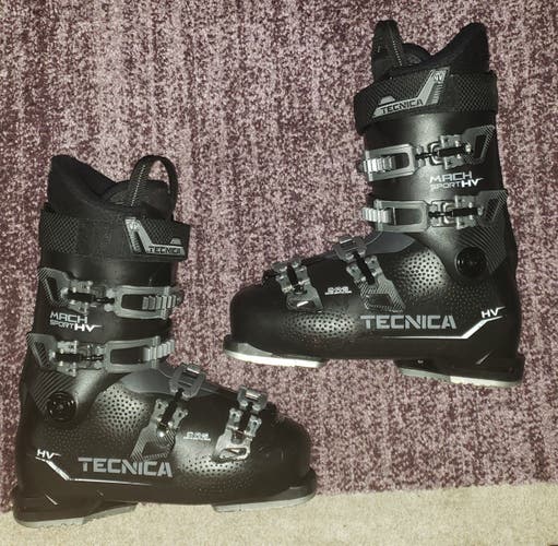 SKI BOOTS 26.5 TECNICA MACH SPORT HV 70 WIDER WIDTH 103mm*USED*MENS 8/WOMENS 9.5 305mm