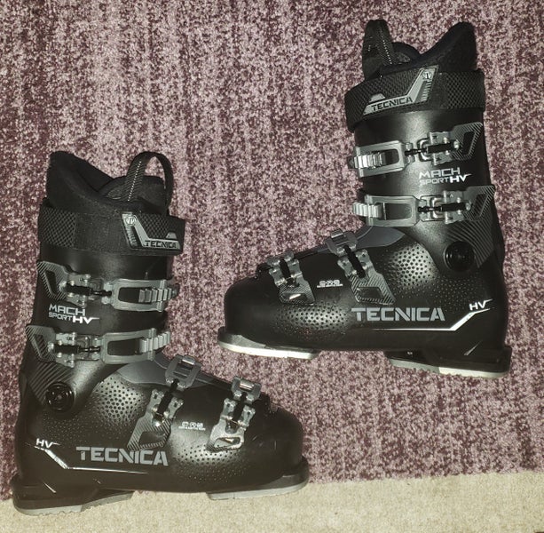 SKI BOOTS 26.5 TECNICA MACH SPORT HV 70 WIDER WIDTH 103mm*USED*MENS 8/WOMENS 9.5 305mm