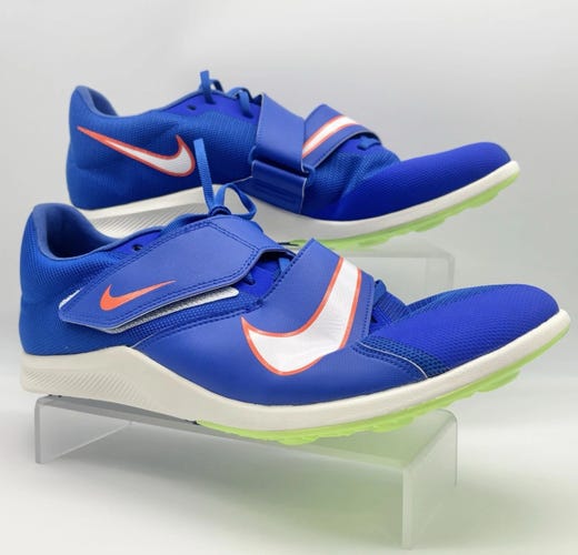 Nike Zoom Rival Racer Blue Orange Lime Blast Track Shoes US Men's 10 NEW