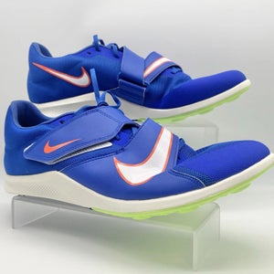 Nike Zoom Rival Racer Blue Orange Lime Blast Track Shoes US Men's 9.5 NEW
