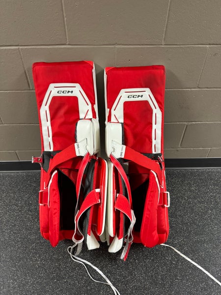 35" 2024 CCM Axis 2 Pro Goalie Leg Pads Pro Stock (Used)