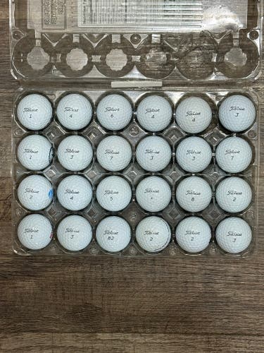24 Titleist Pro V1 Golf Balls - 5A MINT CONDITION ONLY