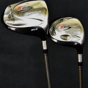 TAYLOR MADE R7 CLUBS SET (2) FLEX: REGULAR LENGTH: D-45 3W-43 IN RIGHT HANDED