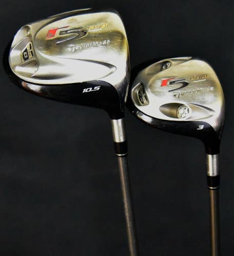 TAYLOR MADE R7 CLUBS SET (2) FLEX: REGULAR LENGTH: D-45 3W-43 IN RIGHT HANDED