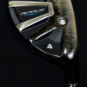 CALLAWAY ROUGE 4-HYBRID LOFT: 21 FLEX: STIFF LENGTH: 41 IN RIGHT HANDED