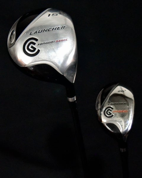 CLEVELAND LAUNCHER JUNIOR CLUBS SET (2) LENGTH: D-41 6H-35.5 IN RIGHT HANDED