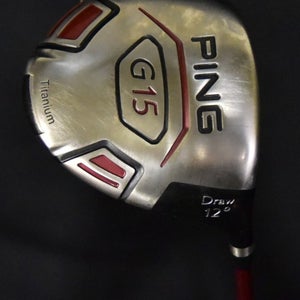 PING G15 DRIVER LOFT: 12 FLEX: REGULAR LENGTH: 45 IN RIGHT HANDED