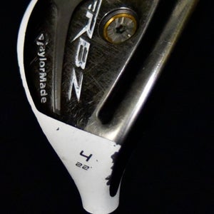 TAYLOR MADE RBZ 4-hybrid LOFT: 22 FLEX: REGULAR LENGTH: 41 IN RIGHT HANDED