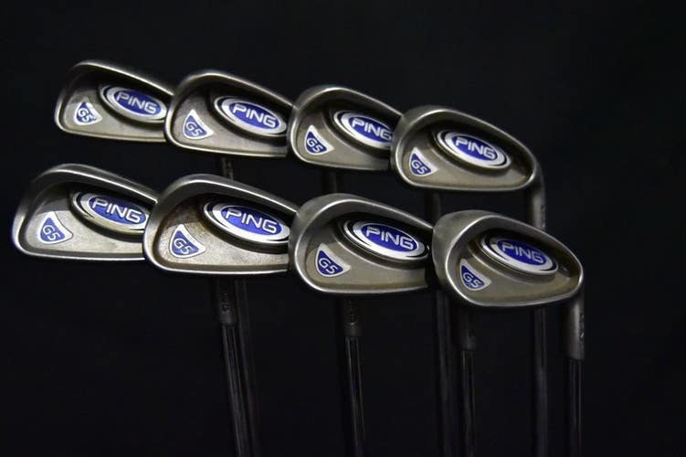 PING G5 IRONS SET 3-9, W IRONS, REGULAR FLEX, RH, SHAFT 38" (5I)