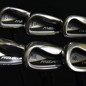 LYNX PREDATOR IRONS SET 4-9, S IRONS, REGULAR FLEX, RH, SHAFT 39" (5I)
