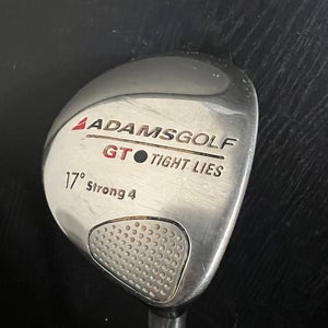 Adams Golf GT Tight Lies 17 Degree Strong 4 Wood Stiff Flex Golf Pride Mid RH