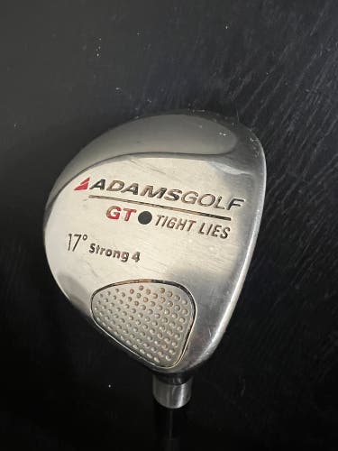 Adams Golf GT Tight Lies 17 Degree Strong 4 Wood Stiff Flex Golf Pride Mid RH