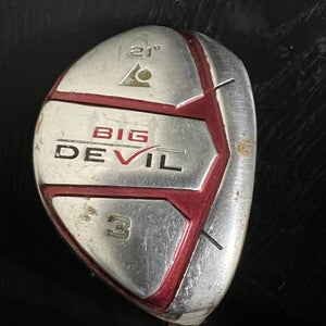 Big Devil 3 Hybrid 21 Deg R-Flex Steel RH Black Widow Widow Maker Grip 39.5"