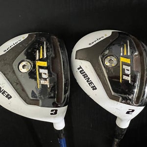 Turner Series II LPT 3 Wood & 2H Stiff Shafts RH Lamkin Oversize Grips