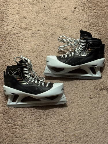 Used VH/True Regular Width Pro Stock Size 9 Custom Pro Hockey Goalie Skates