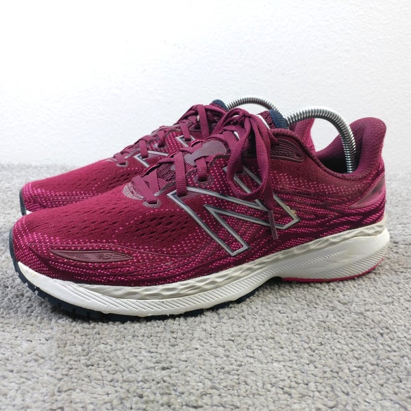 New Balance Fresh Foam 860v12 Womens Size 9.5 D Running Shoes Garnet Pink Low