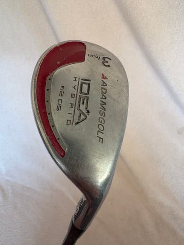 Men's 3 iron Adams Idea a2 OS Right Handed Regular Flex Graphite Shaft (Used)